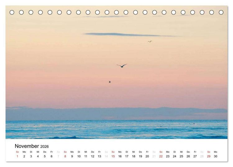 Produktbild: D&auml;nemark - Lyset Land (Tischkalender 2026 DIN A5 quer), CALVENDO Monatskalender