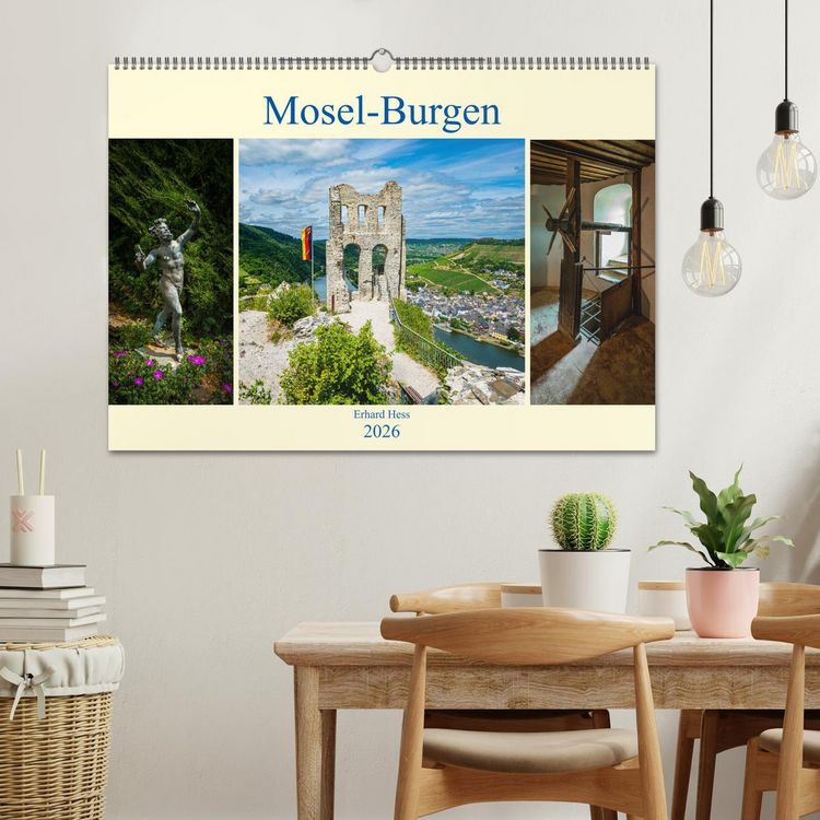 Produktbild: Mosel-Burgen (Wandkalender 2026 DIN A2 quer), CALVENDO Monatskalender