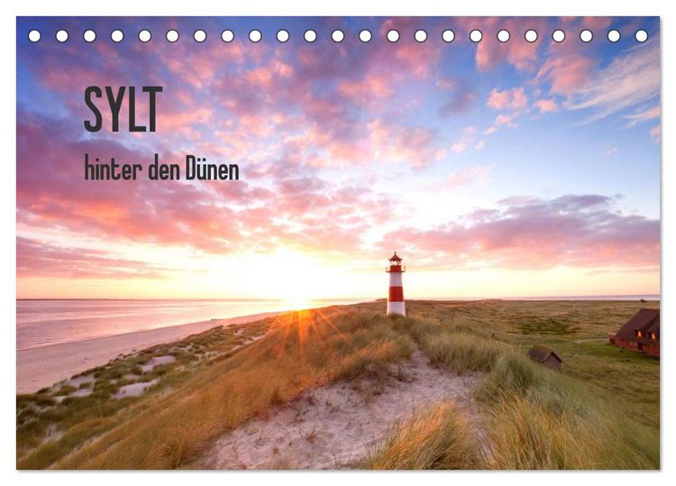 Produktbild: SYLT hinter den D&uuml;nen (Tischkalender 2026 DIN A5 quer), CALVENDO Monatskalender