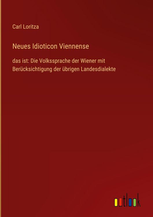 Produktbild: Neues Idioticon Viennense