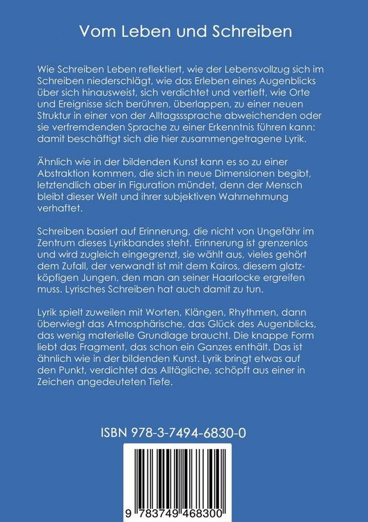 Produktbild: Vom Leben und Schreiben