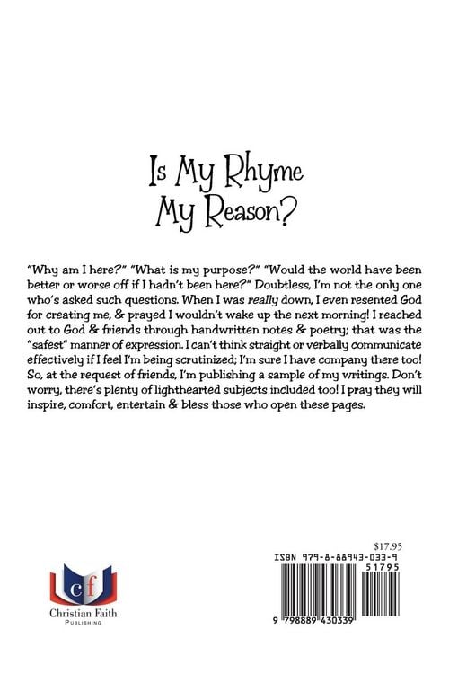 Produktbild: Is My Rhyme My Reason?