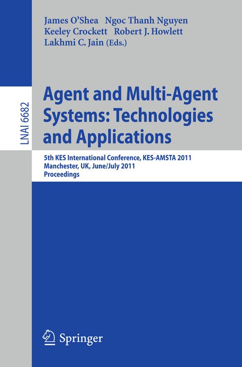 Produktbild: Agent and Multi-Agent Systems: Technologies and Applications