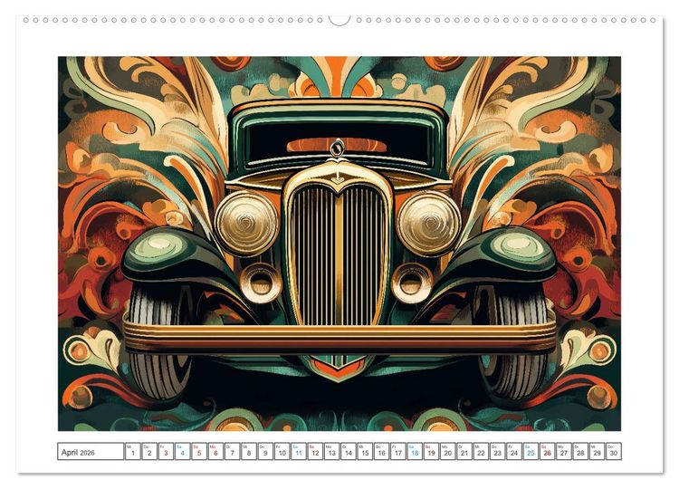 Produktbild: Eleganz auf R&auml;dern (hochwertiger Premium Wandkalender 2026 DIN A2 quer), Kunstdruck in Hochglanz