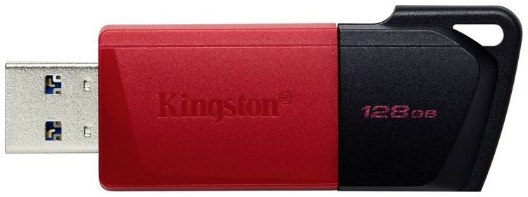 Produktbild: Kingston Kingston DataTraveler Exodia M - USB-Fla USB-Stick Retail 128 GB Schwarz/Blau DTXM/128GB USB-A (USB 3.2 Gen 1)