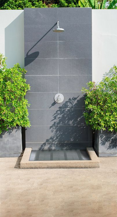 Produktbild: Badematte Mod. Indoor & Outdoor Grau, 50 x 80 cm, mit rutschhemmender Struktur