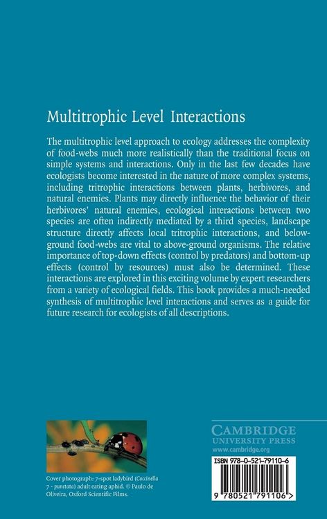 Produktbild: Multitrophic Level Interactions