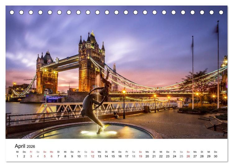 Produktbild: Europa im sch&ouml;nsten Licht (Tischkalender 2026 DIN A5 quer), CALVENDO Monatskalender