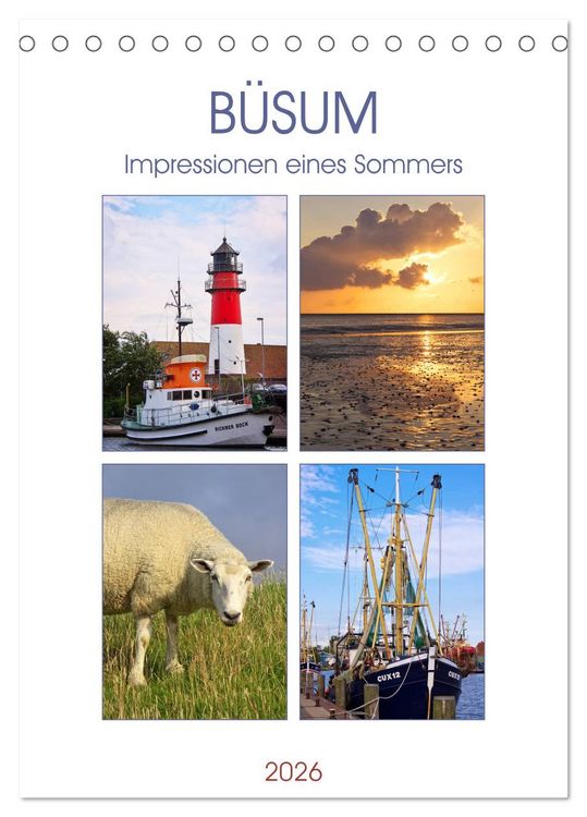 Produktbild: B&uuml;sum - Impressionen eines Sommers (Tischkalender 2026 DIN A5 hoch), CALVENDO Monatskalender