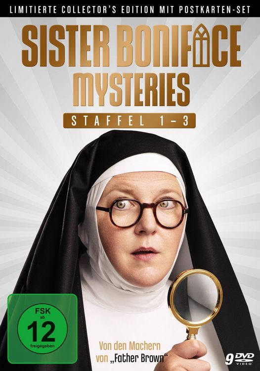Produktbild: Sister Boniface - Die kompletten Staffeln 1-3 LTD. - Limitierte Collector's Edition mit Postkarten-Set [9 DVDs]