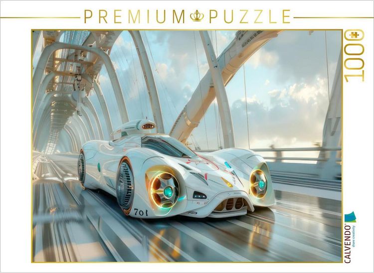 Produktbild: CALVENDO Puzzle Futuristische Flitzer | 1000 Teile Lege-Gr&ouml;&szlig;e 64x48cm Foto-Puzzle f&uuml;r gl&uuml;ckliche Stunden