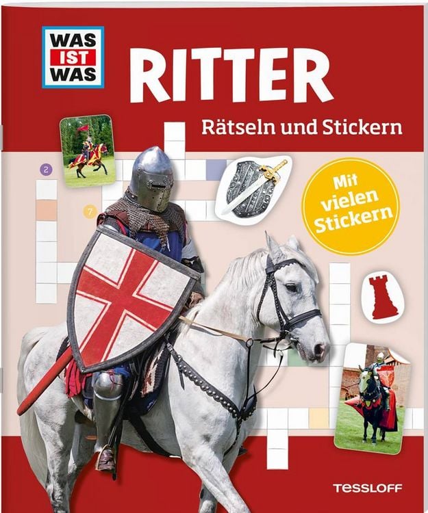 Produktbild: WAS IST WAS R&auml;tseln und Stickern: Ritter
