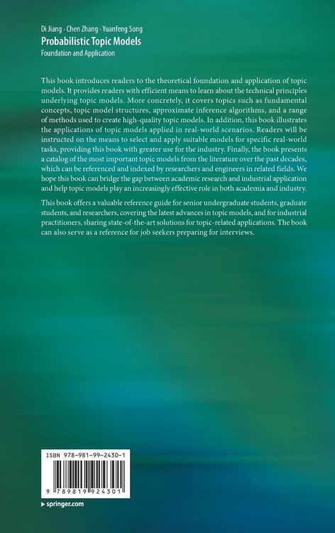 Produktbild: Probabilistic Topic Models