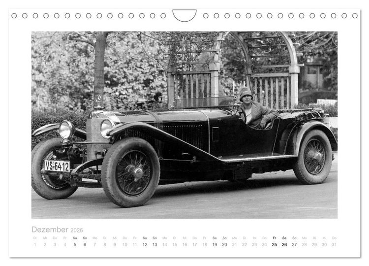Produktbild: Luxus Oldtimer - Mercedes (Wandkalender 2026 DIN A4 quer), CALVENDO Monatskalender