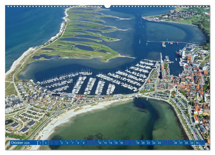 Produktbild: Heiligenhafen - Ostsee (Wandkalender 2026 DIN A2 quer), CALVENDO Monatskalender