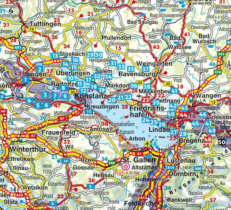 Produktbild: ROTHER Wanderf&uuml;hrer Bodensee Nord