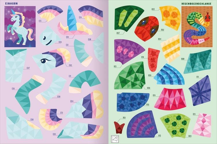 Produktbild: Mein Mosaik-Stickerbuch &ndash; Fabelwesen