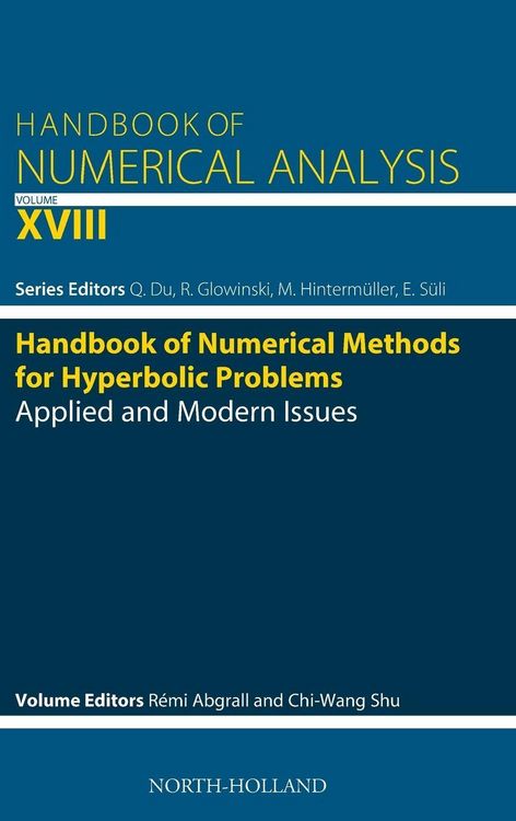 Produktbild: Handbook of Numerical Methods for Hyperbolic Problems