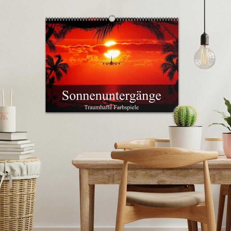 Produktbild: Sonnenunterg&auml;nge &bull; Traumhafte Farbspiele (Wandkalender 2026 DIN A3 quer), CALVENDO Monatskalender