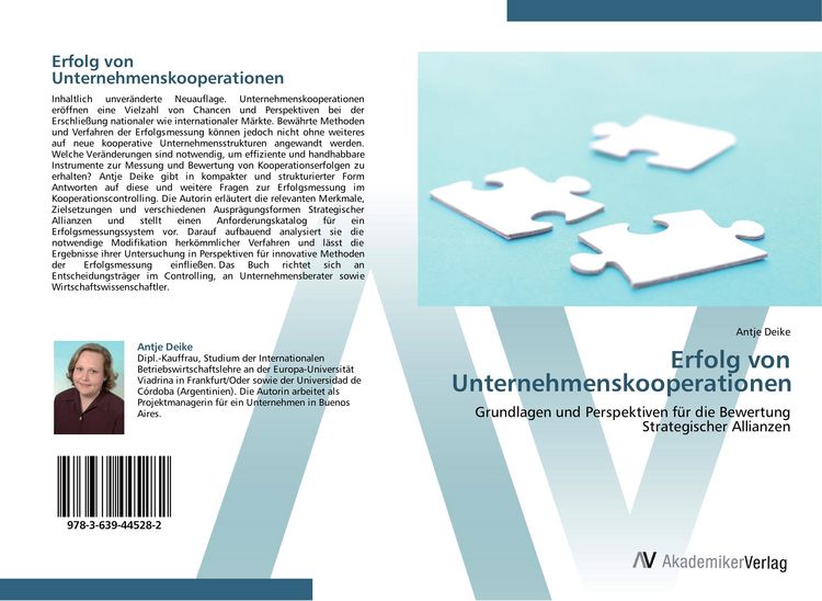 Produktbild: Erfolg von Unternehmenskooperationen