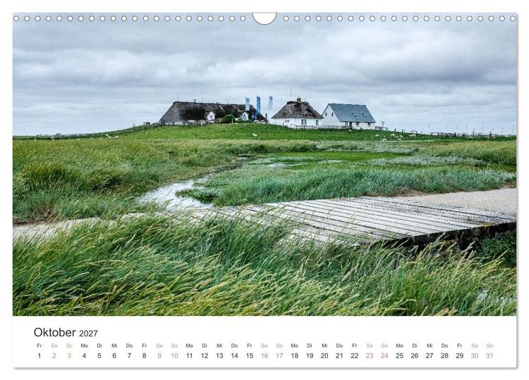 Produktbild: Hamburger Hallig - Der Weg ist das Ziel (Wandkalender 2027 DIN A3 quer), CALVENDO Monatskalender
