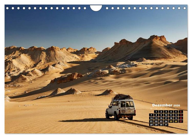 Produktbild: &Auml;gypten &ndash; westliche W&uuml;sten (Wandkalender 2026 DIN A4 quer), CALVENDO Monatskalender