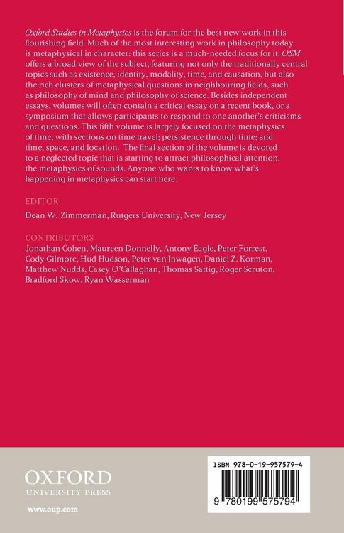 Produktbild: Oxford Studies in Metaphysics