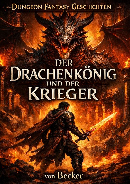 Produktbild: Dungeon Fantasy Geschichten I Der Drachenk&ouml;nig und der Krieger