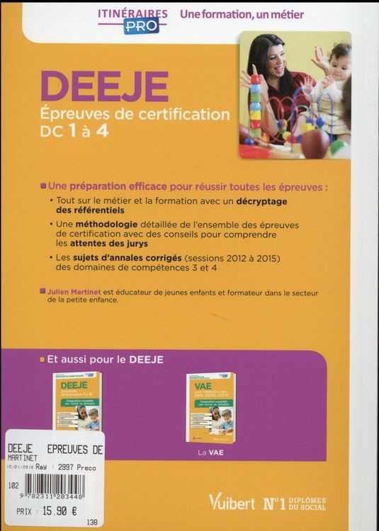 Produktbild: Deeje epreuves certification dc 1 4