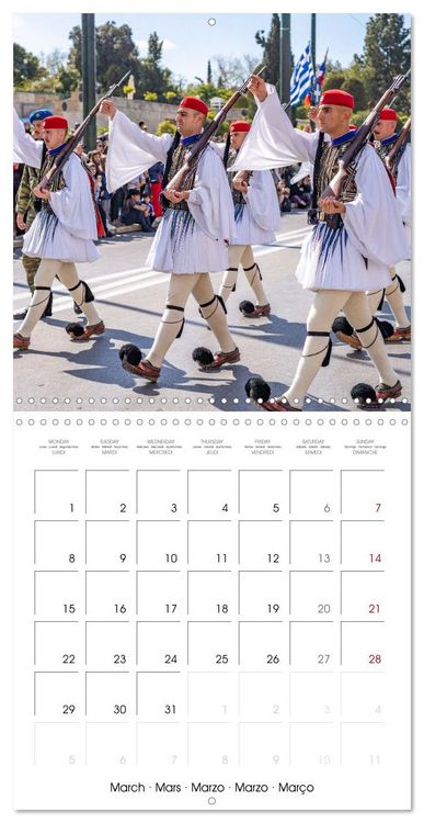 Produktbild: Europe - Greece (Wall Calendar 2027 12 &times; 12 Inch) CALVENDO 12 Month Wall Calendar