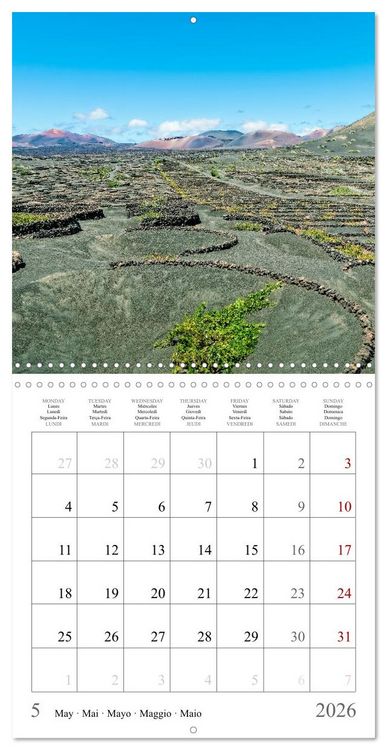 Produktbild: Canary Islands - Volcanic Beauties (Wall Calendar 2026 12 &times; 12 Inch) CALVENDO 12 Month Wall Calendar