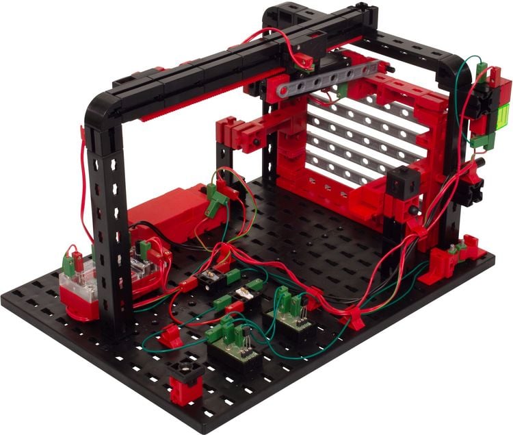 Produktbild: Fischertechnik 559883 - PROFI E-Tronic, 16 Modelle, Konstruktionsbaukasten