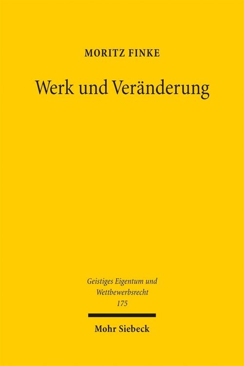 Produktbild: Werk und Ver&auml;nderung