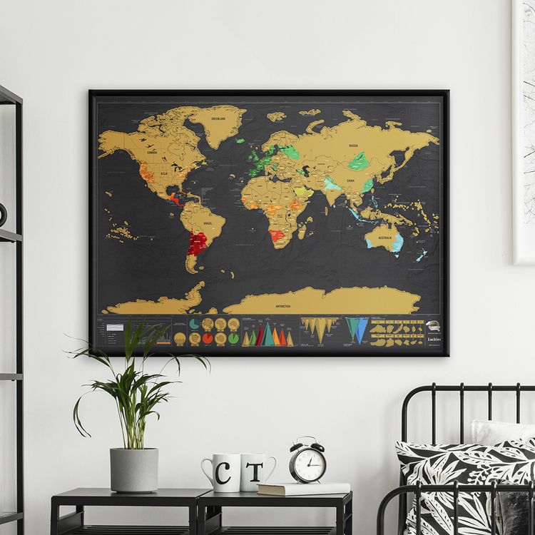 Produktbild: SCRATCH MAP - DELUXE EDITION Rubbel-Weltkarte