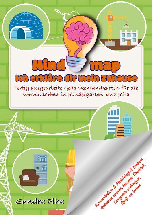 Produktbild: KitaFix-Mindmap Ich erkl&auml;re dir mein Zuhause (Fertig ausgearbeitete Gedankenlandkarten f&uuml;r die Vorschularbeit in Kindergarten und Kita)