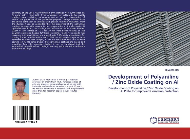Produktbild: Development of Polyaniline / Zinc Oxide Coating on Al