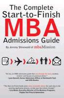 Produktbild: The Complete Start-To-Finish MBA Admissions Guide