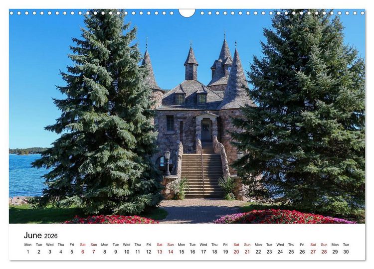 Produktbild: Boldt Castle Cruise Thousand Islands (Wall Calendar 2026 DIN A3 landscape), CALVENDO 12 Month Wall Calendar