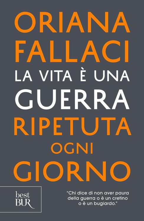 Produktbild: La vita &egrave; una guerra ripetuta ogni giorno