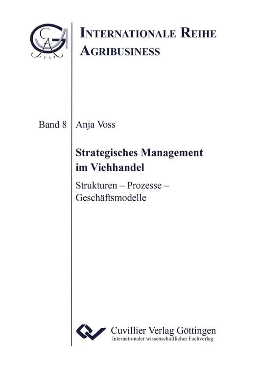 Produktbild: Strategisches Management im Viehhandel