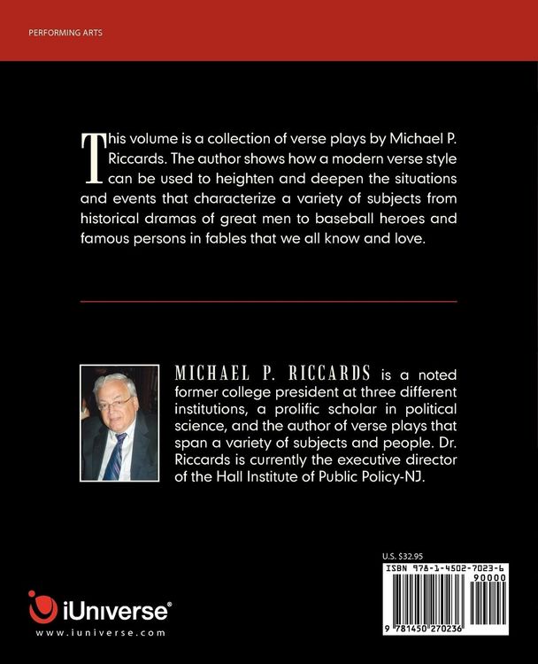 Produktbild: The Collected Plays of Michael P. Riccards