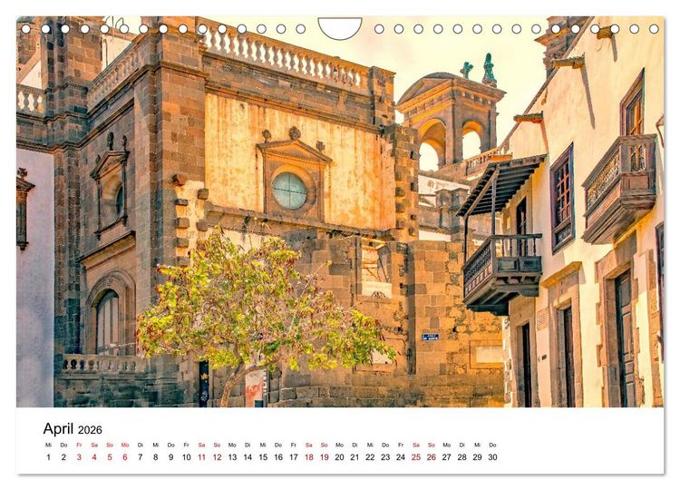 Produktbild: Las Palmas de Gran Canaria - eine gro&szlig;artige Stadt (Wandkalender 2026 DIN A4 quer), CALVENDO Monatskalender
