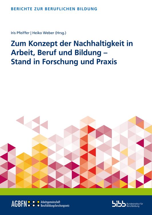 Produktbild: Zum Konzept der Nachhaltigkeit in Arbeit, Beruf und Bildung