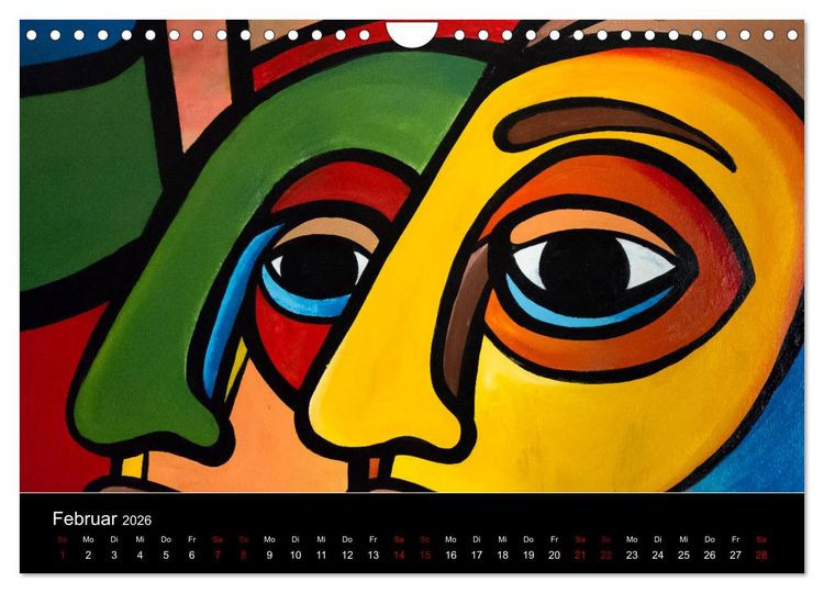 Produktbild: Graffiti und Street Art in La Paz (Wandkalender 2026 DIN A4 quer), CALVENDO Monatskalender