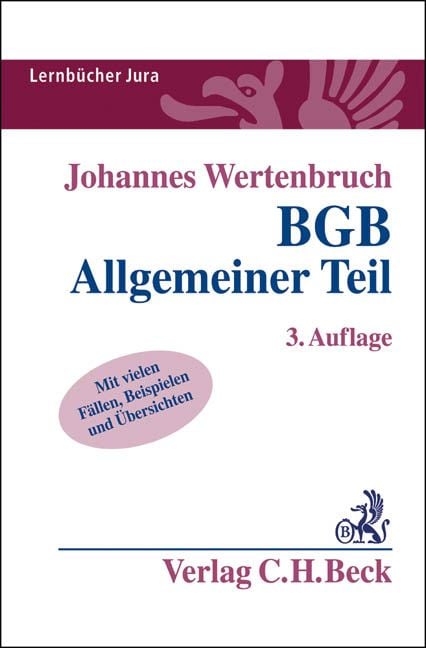 Produktbild: BGB Allgemeiner Teil
