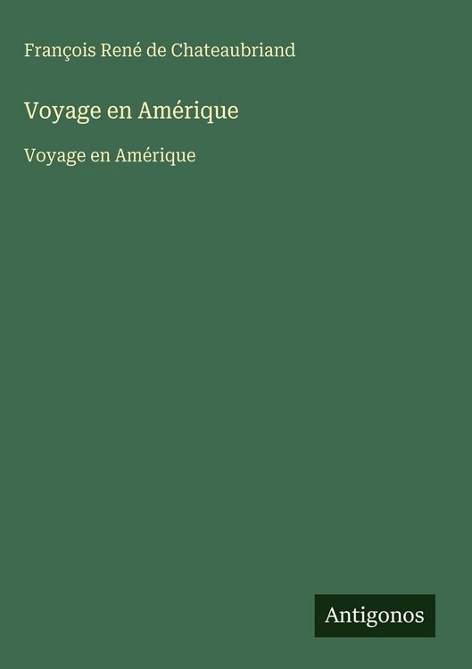 Produktbild: Voyage en Am&eacute;rique