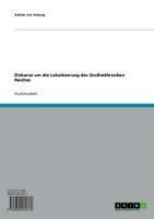 Produktbild: Diskurse um die Lokalisierung des Gro&szlig;m&auml;hrischen Reiches