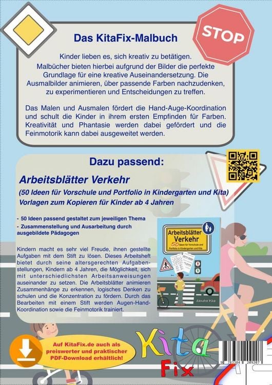 Produktbild: KitaFix Malbuch Verkehr