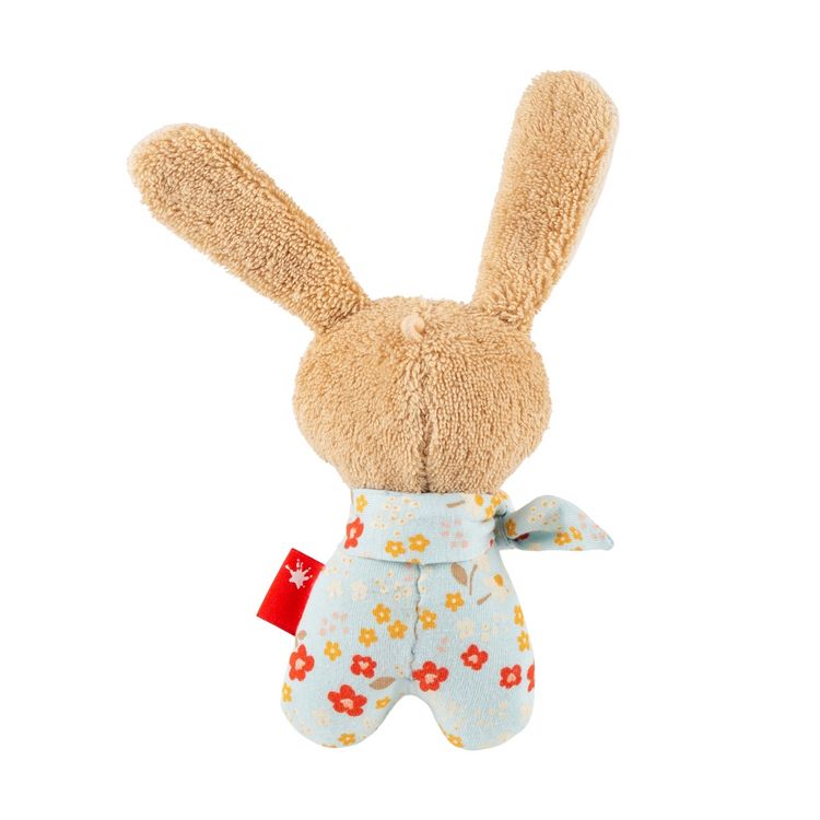 Produktbild: Sigikid 31272 - Greifling Hase, 15 cm, braun/blau/gebl&uuml;mt, Farmhouse Family