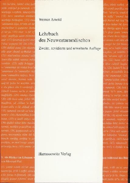 Produktbild: Lehrbuch des Neuwestaram&auml;ischen